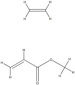 丙烯酸甲酯与乙烯的聚合物 结构式