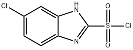 2-氯-1H-苯并[D]咪唑-5-磺酰氯化 结构式