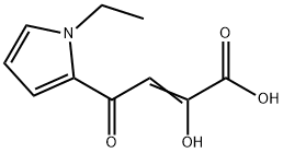 2-Butenoicacid,4-(1-ethyl-1H-pyrrol-2-yl)-2-hydroxy-4-oxo-(9CI) 结构式