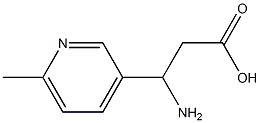 3-Pyridinepropanoicacid,-bta--amino-6-methyl-(9CI) 结构式