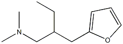 β-Ethyl-N,N-dimethyl-2-furan-1-propanamine 结构式