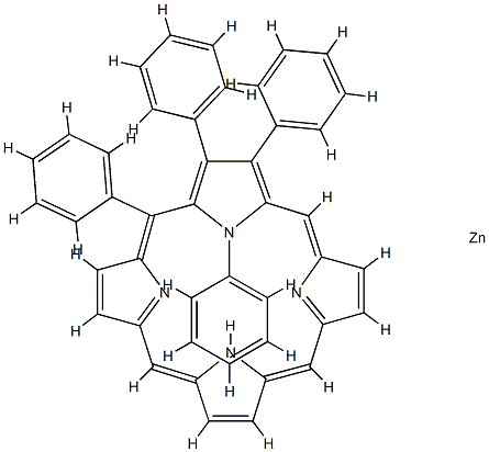 zinc tetraphenylporphyrin 结构式