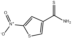 3-Thiophenecarbothioamide,5-nitro-(9CI) 结构式