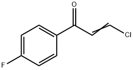 (E)-β-Chloro-4'-fluoroacrylophenone 结构式