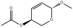 (3S)-3,6-Dihydro-6α-methoxy-2H-pyran-3β-ol acetate 结构式