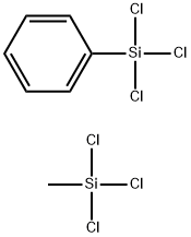 Silane, trichloromethyl-, polymer with trichlorophenylsilane 结构式