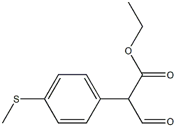 Benzeneacetic acid, .alpha.-forMyl-4-(Methylthio)-, ethyl ester 结构式