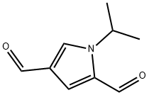 1H-Pyrrole-2,4-dicarboxaldehyde,1-(1-methylethyl)-(9CI) 结构式