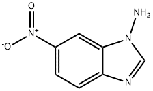 1H-Benzimidazol-1-amine,6-nitro-(9CI) 结构式