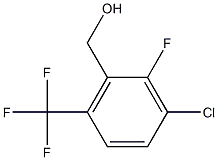 2-氟-3-氯-6-三氟甲基苯苄醇 结构式