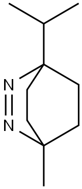 2,3-Diazabicyclo[2.2.2]oct-2-ene,1-methyl-4-(1-methylethyl)-(9CI) 结构式