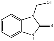 2H-Benzimidazole-2-thione,1,3-dihydro-1-(hydroxymethyl)-(9CI) 结构式