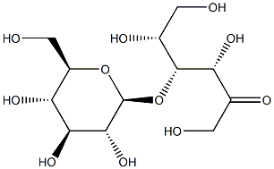 4-O-β-D-Glucopyranosyl-D-fructose 结构式