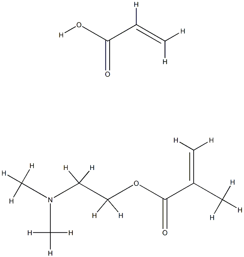 2-(Dimethylamino)ethyl 2-methyl-2-propenoate polymer with 2-propenoic acid 结构式