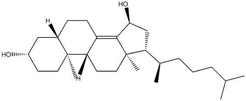 15Α-羟基胆甾烯 结构式