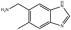 1H-Benzimidazole-5-methanamine,6-methyl-(9CI) 结构式
