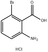 2-amino-6-bromobenzoic acid HCl 结构式