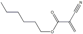 poly(hexyl-2-cyanoacrylate) 结构式