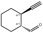 Cyclohexanecarboxaldehyde, 2-ethynyl-, (1R,2R)-rel- (9CI) 结构式