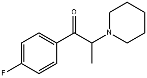 4'-Fluoro-α-piperidinopropiophenone 结构式