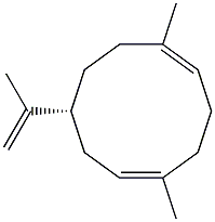 (+)-germacrene A 结构式