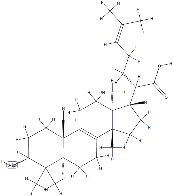 ALPHA-榄香醇酸 结构式