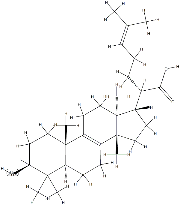 欖[香]甾醇酸 结构式