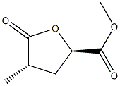 D-erythro-Pentaric acid, 3,4-dideoxy-4-methyl-, 5,2-lactone, 1-methyl ester 结构式