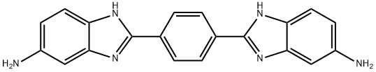 2,2'-(1,4-苯基)-双-(5-氨基苯并咪唑) 结构式