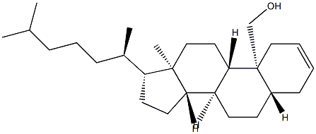 19-Hydroxy-5α-cholest-2-ene 结构式