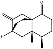 (2R)-1,2,3,4,6,7,8,8a-Octahydro-8β,8aβ-dimethyl-3-methylene-5H-2β,4aβ-ethanonaphthalen-5-one 结构式