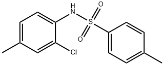 N-(2-氯-4-甲基苯基)-4-甲基-苯磺酰胺 结构式