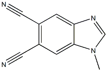 1H-Benzimidazole-5,6-dicarbonitrile,1-methyl-(9CI) 结构式