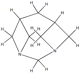 1,3-Diazatricyclo[5.1.1.13,5]decane(9CI) 结构式