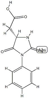 PHENYLTHIOHYDANTOIN ASPARTIC ACID) 结构式