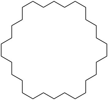 Cyclotriacotane 结构式