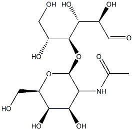 N-acetylgalactosaminyl-(1-4)-galactose 结构式