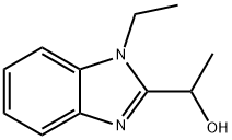 1-(1-乙基-1H-1,3-苯并咪唑-2-基)乙-1-醇 结构式
