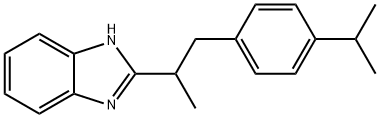 2-[2-(4-isopropylphenyl)-1-methylethyl]-1H-benzimidazole 结构式