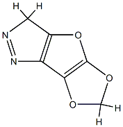 3H-[1,3]Dioxolo[4,5]furo[3,2-c]pyrazole 结构式