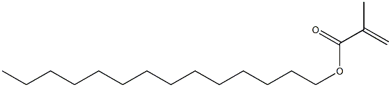 2-甲基-2-丙烯酸十四酯的均聚物 结构式