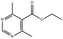 4,6-dimethyl-pyrimidine-5-carboxylic acid ethyl ester 结构式