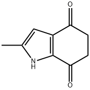 1H-Indole-4,7-dione,5,6-dihydro-2-methyl-(9CI) 结构式