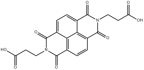 3,3'-(1,3,6,8-tetraoxobenzo[lmn][3,8]phenanthroline-2,7(1H,3H,6H,8H)-diyl)dipropanoic acid 结构式