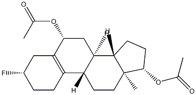 3β-Fluoroestr-5(10)-ene-6β,17β-diol=diacetate 结构式