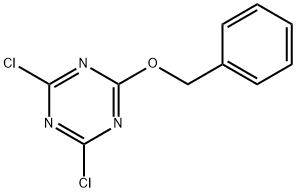 2-(苄氧基)-4,6-二氯-1,3,5-三嗪 结构式