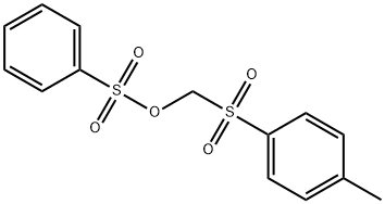 [(4-Methylphenyl)sulfonyl]methyl=benzenesulfonate 结构式