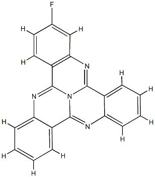 2-Fluorotricycloquinazoline 结构式