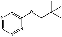 1,2,4-Triazine,6-(2,2-dimethylpropoxy)-(9CI) 结构式