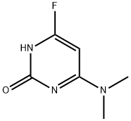 2(1H)-Pyrimidinone,4-(dimethylamino)-6-fluoro-(9CI) 结构式